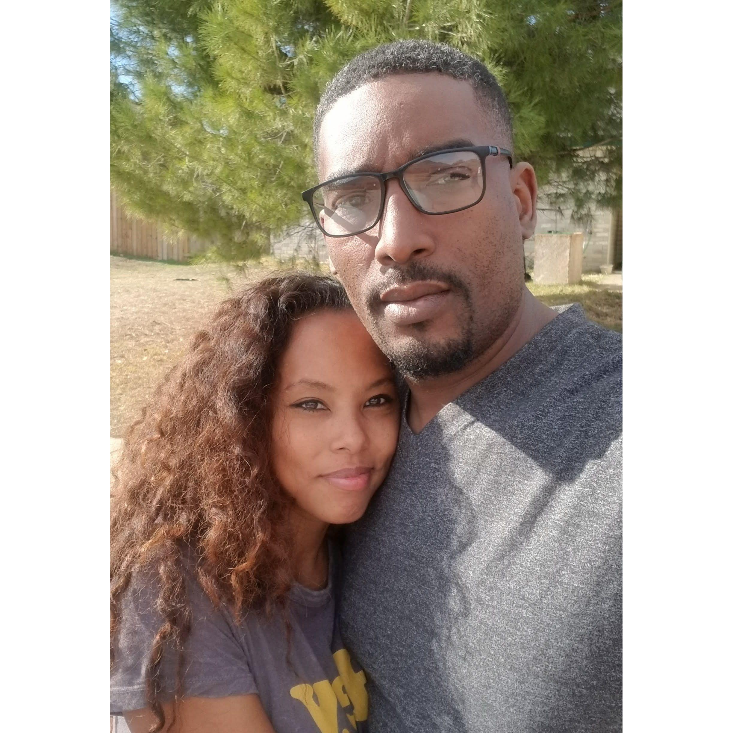 This was after our courthouse wedding. ♥️