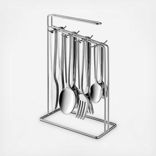 Essentials Alteo 25-Piece Stainless Steel Flatware Set, Service for 6