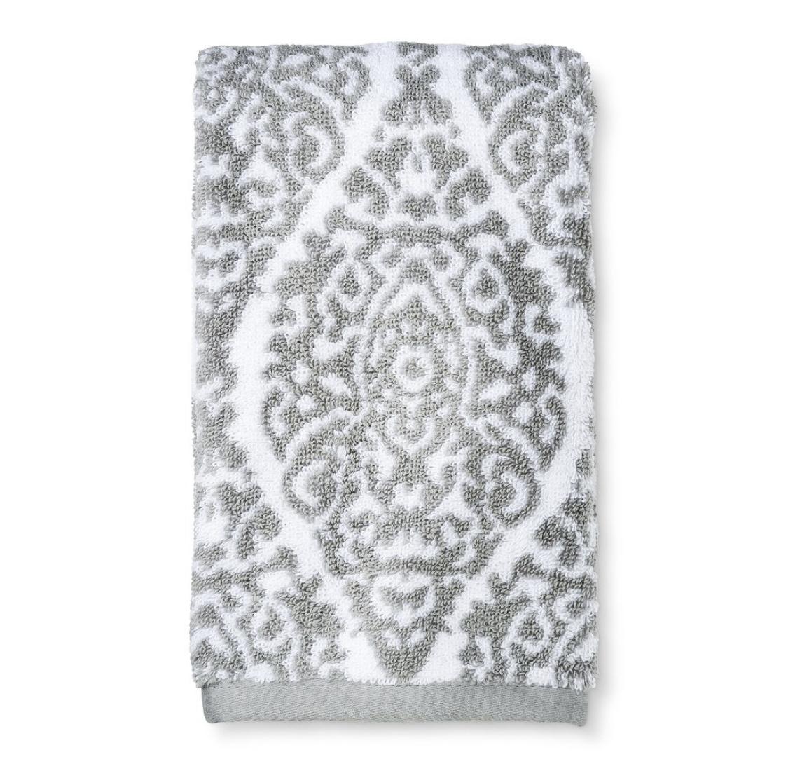 Performance Solid Bath Towels and Hand Towels - Threshold™ (Classic Gray Textured)