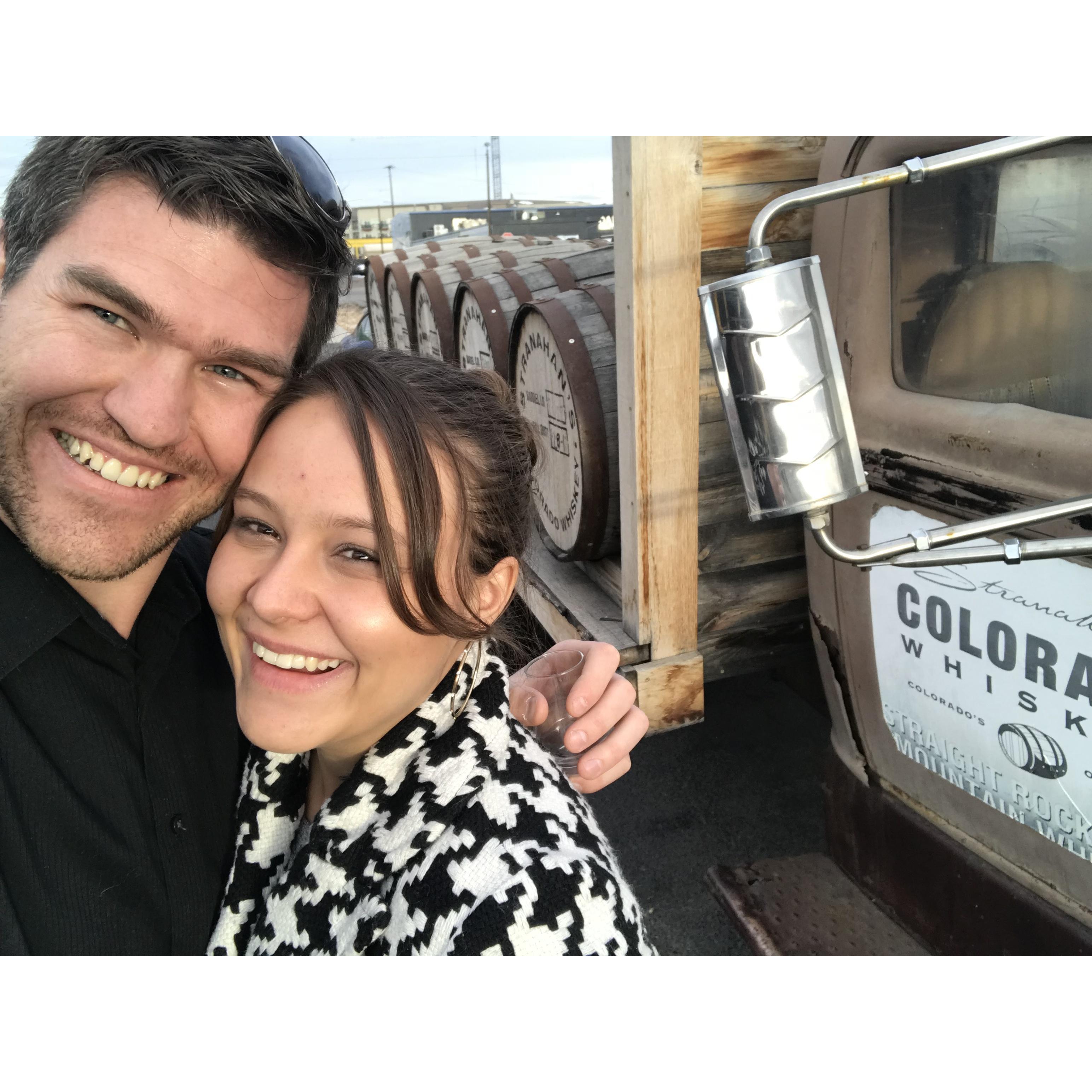 Stranahan's whiskey tour and a jazz bar for our 6 month anniversary