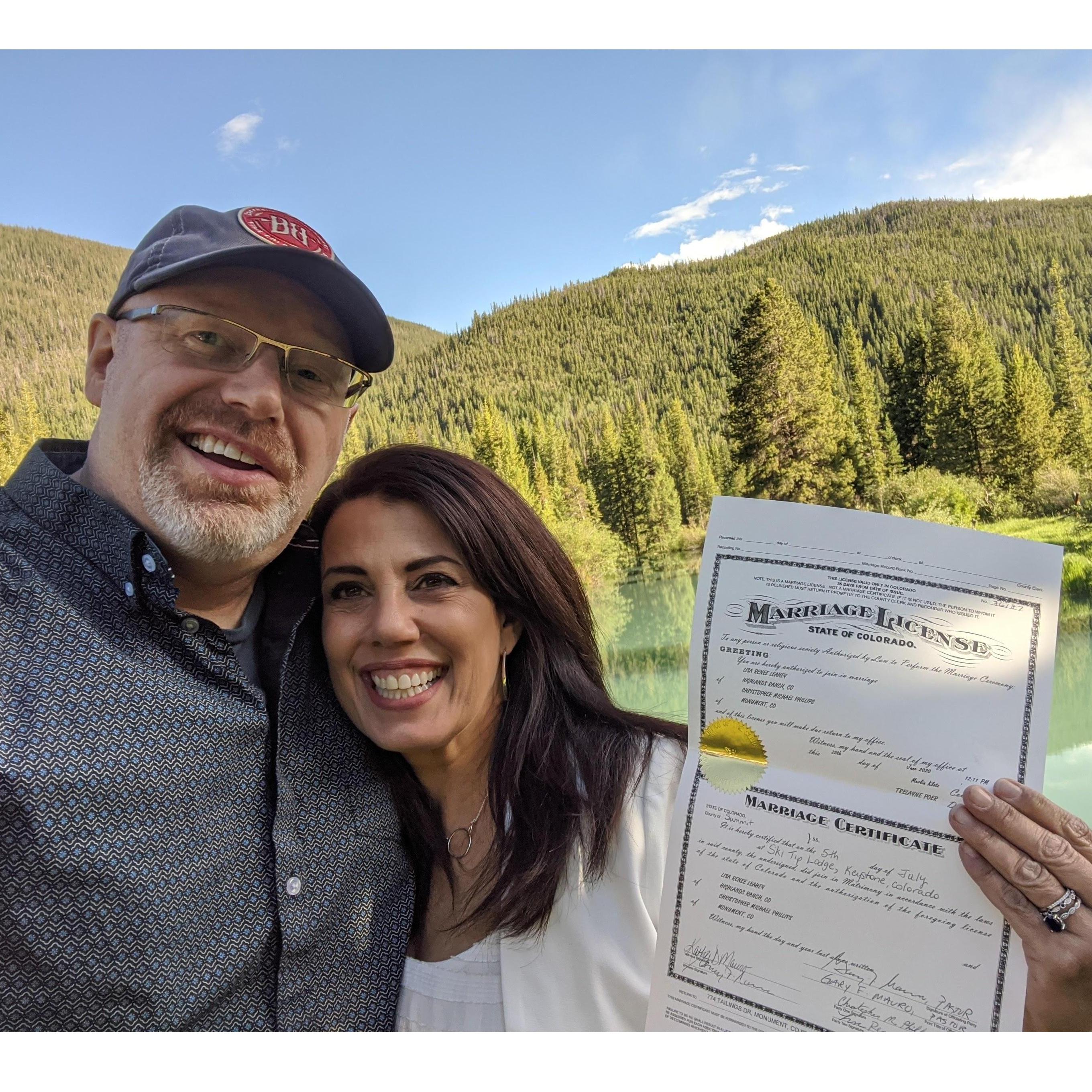 It's official! July 5, 2020