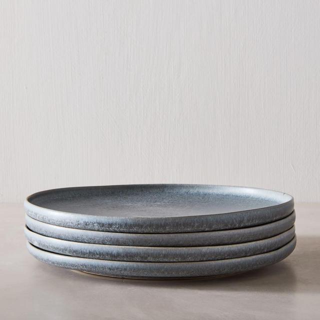Kanto Matte Glaze Dinner Plates, Set of Four