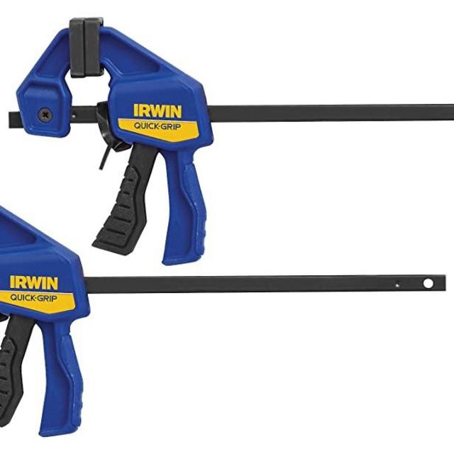 IRWIN QUICK-GRIP Bar Clamp, One-Handed, Micro, 4-1/4-Inch, 2-Pack (1964747)