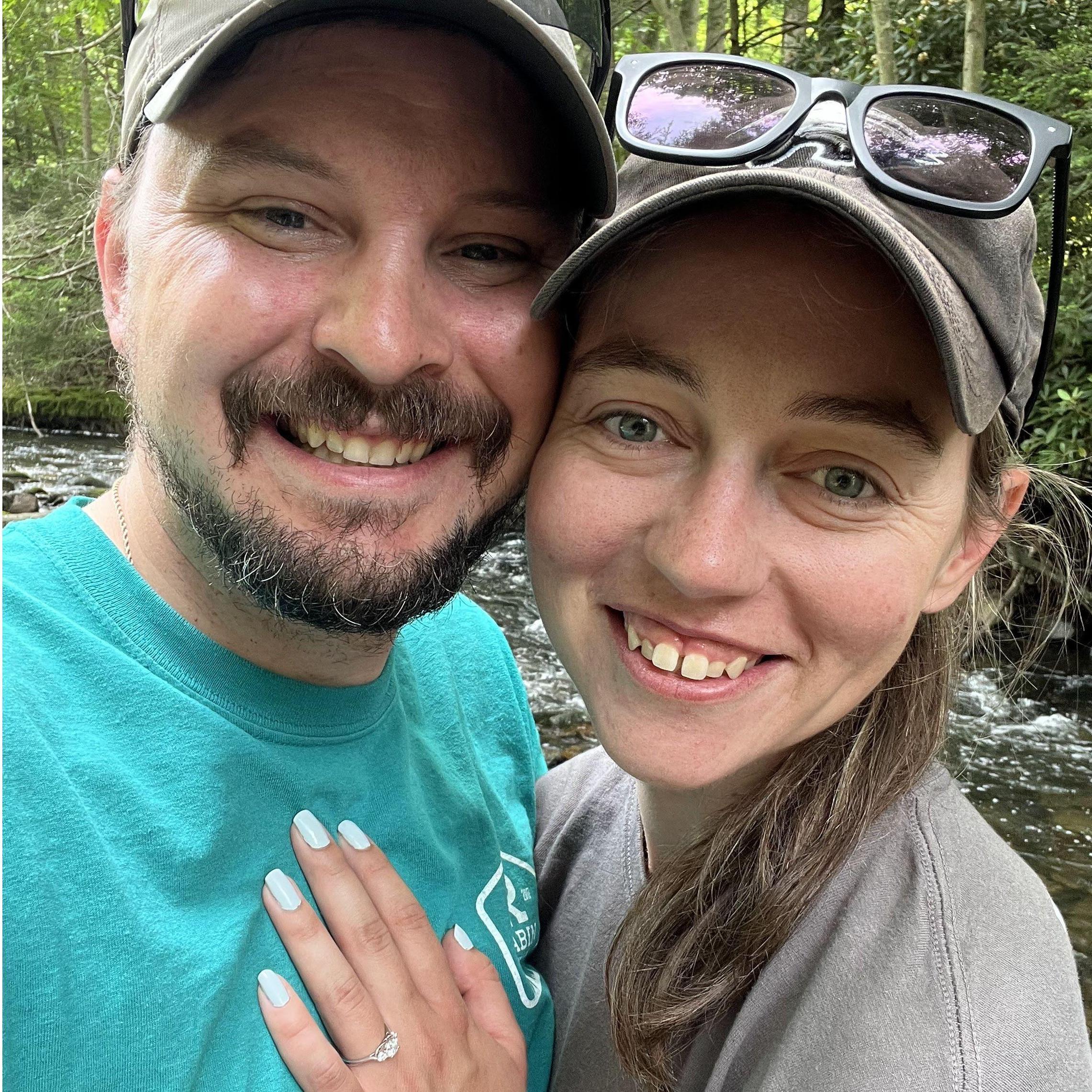 He proposed! She said yes! 7.17.22