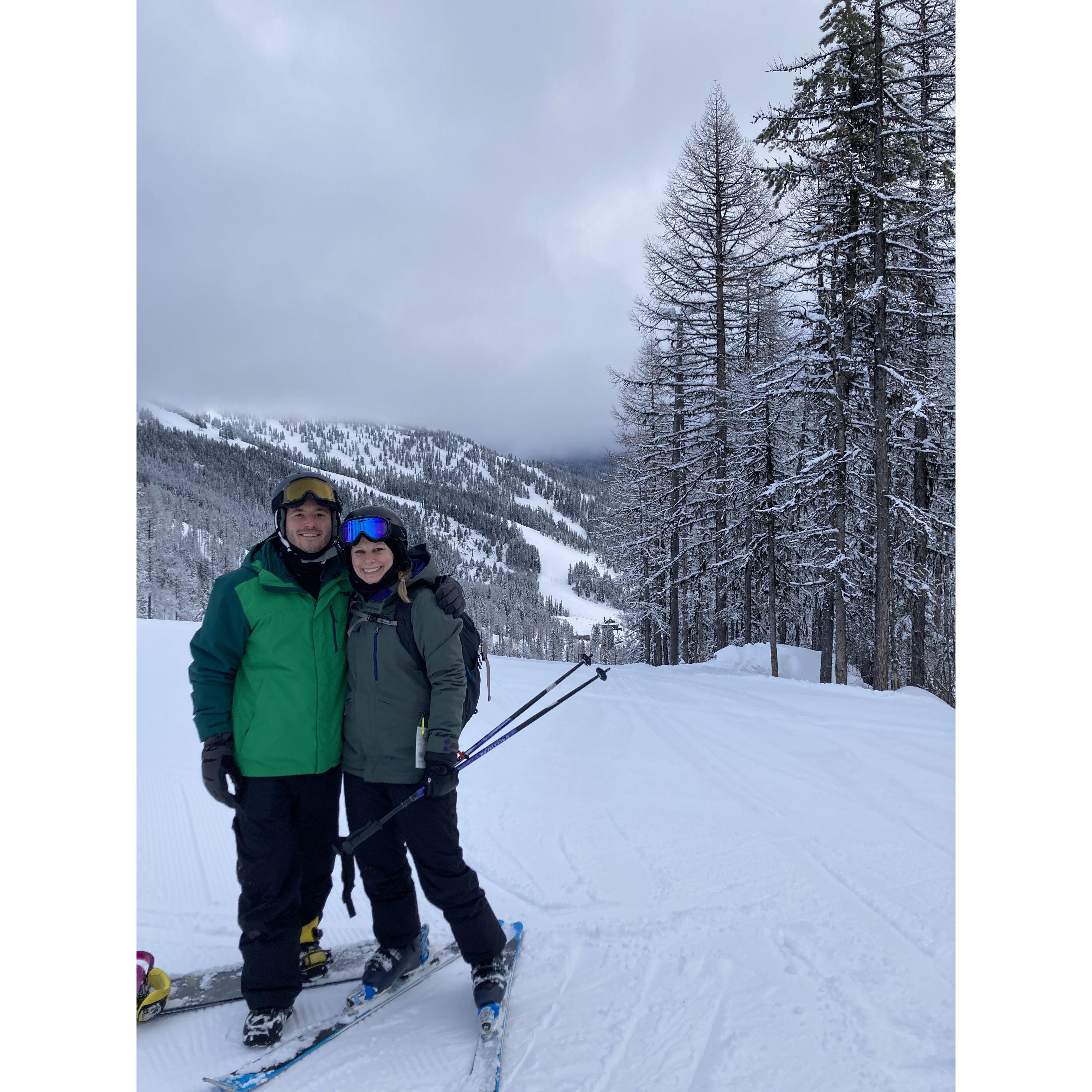 Skiing in Whitefish, Montana!
January 2022