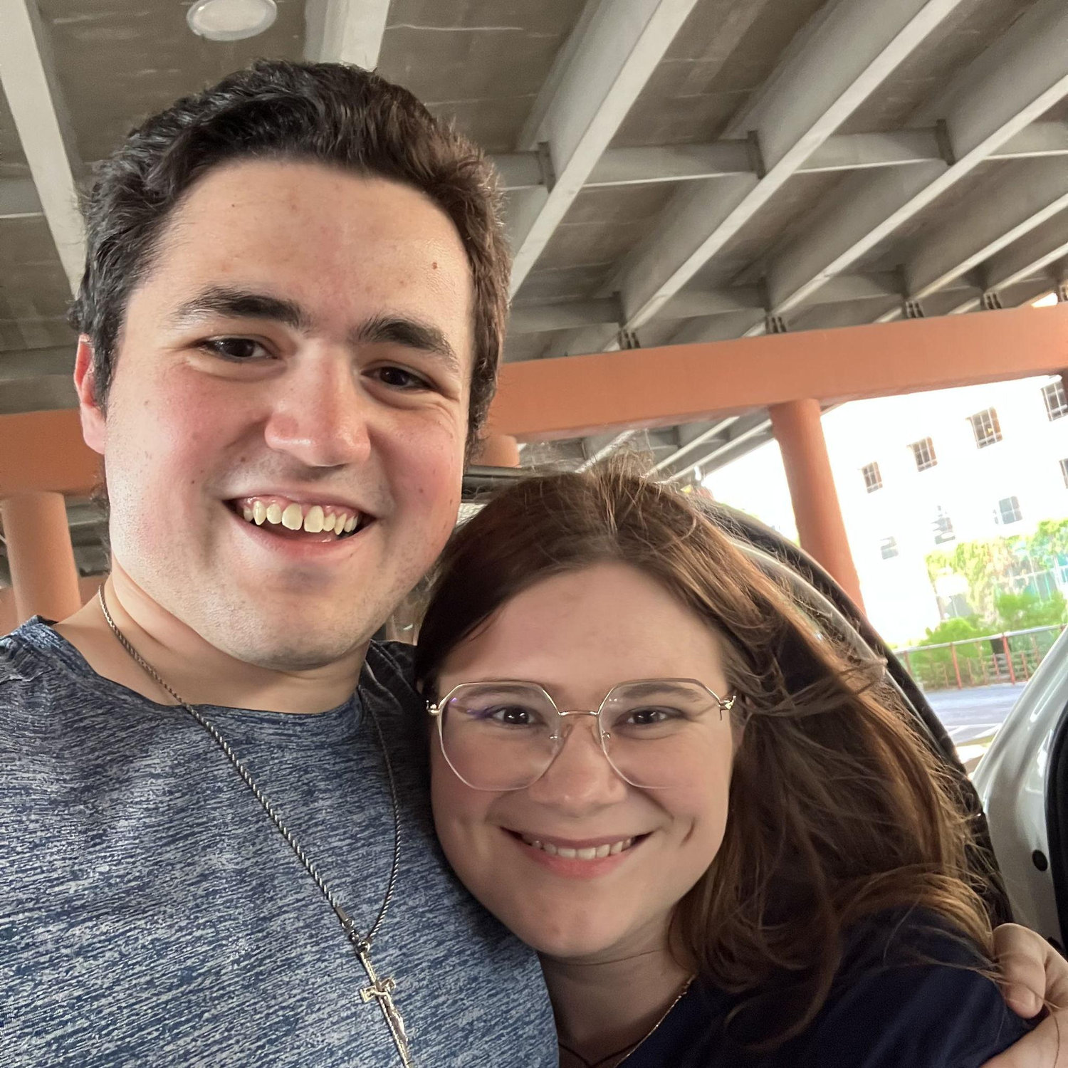 This is our first selfie :)