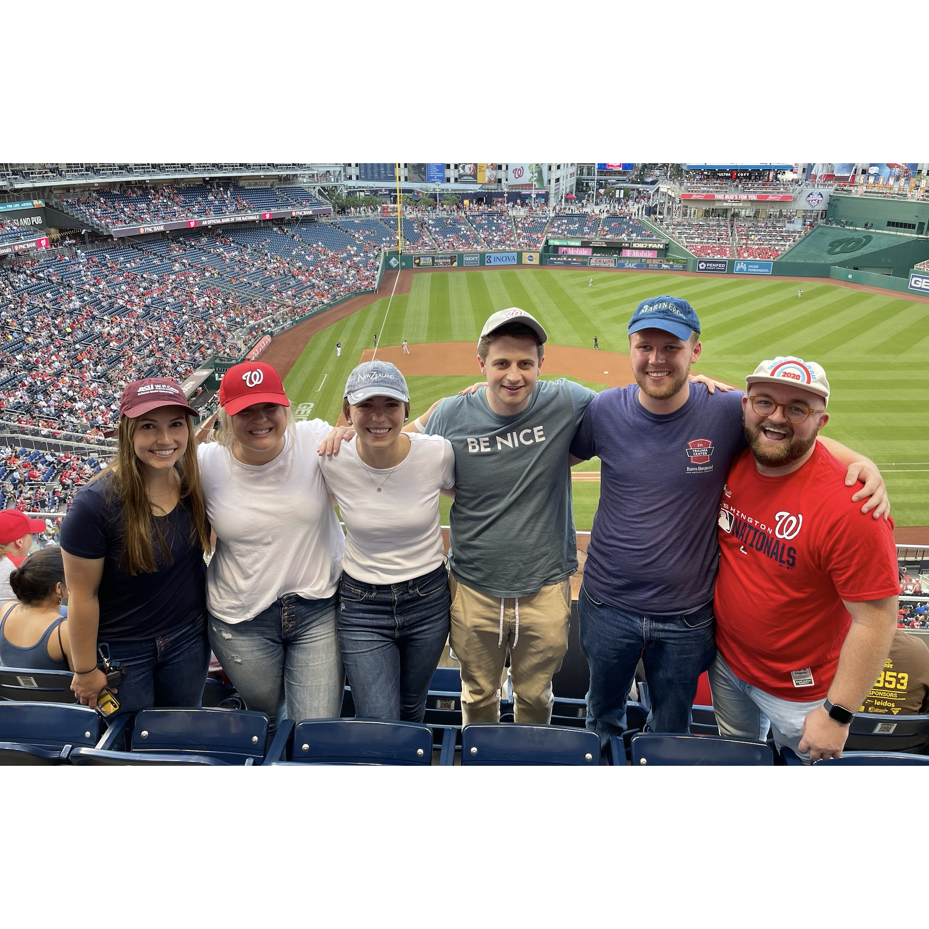 We enjoyed doing fun things with our friends in Washington DC before we started dating. If you ask them, they saw it coming before we did!