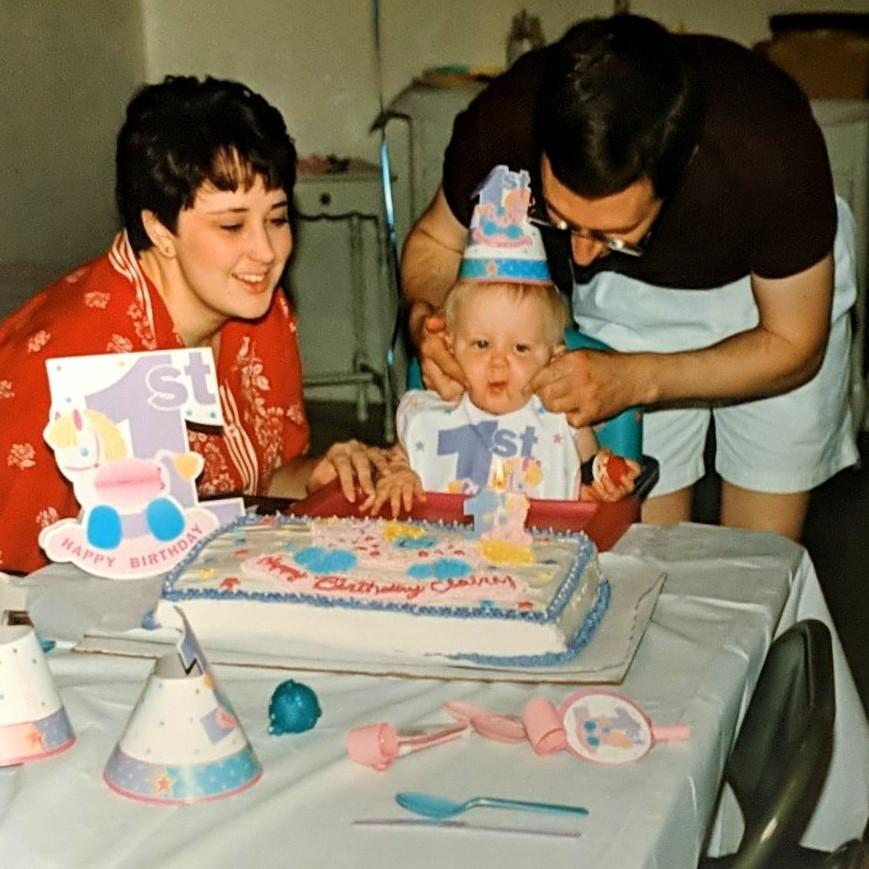 Claire and her parents