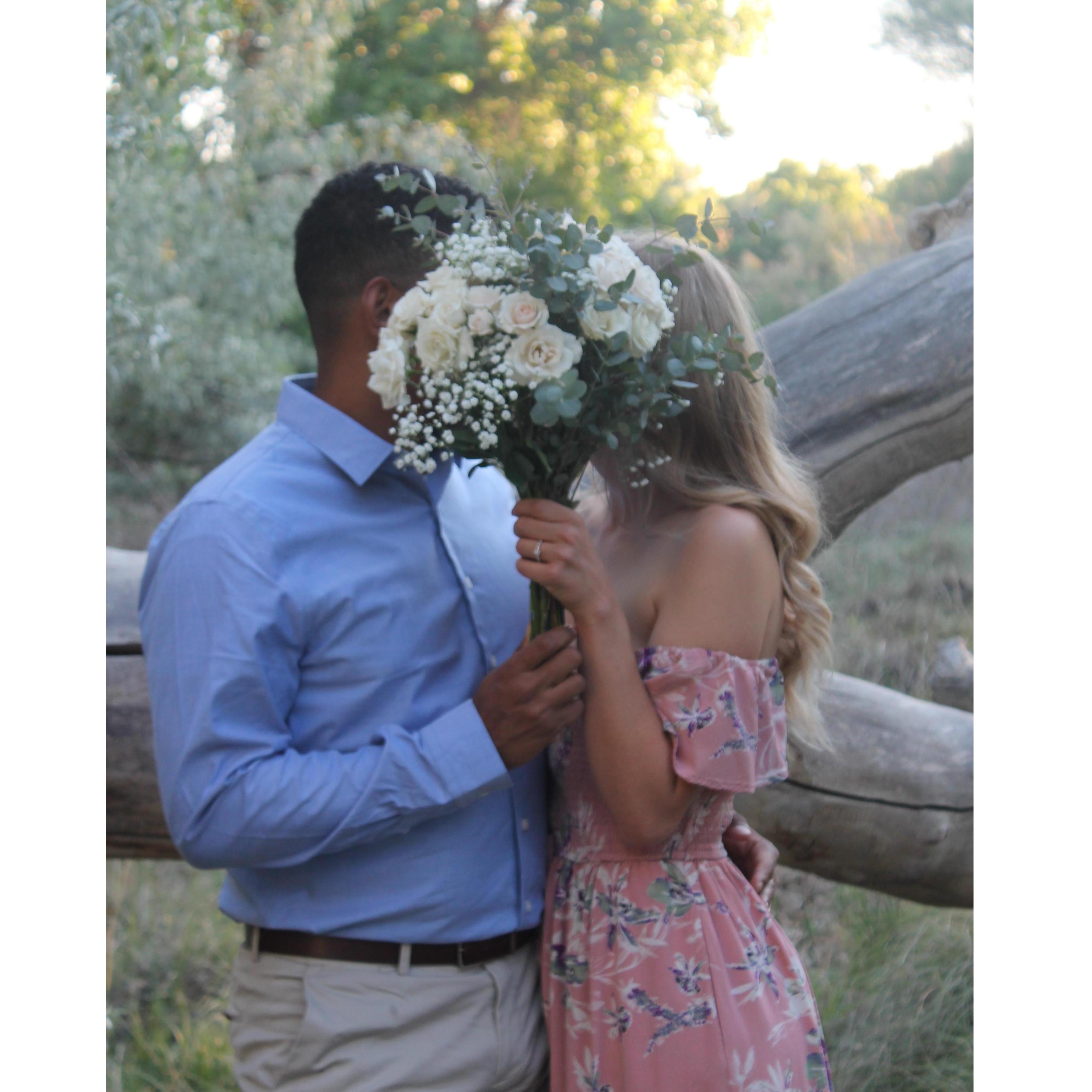Kissing in "secret"