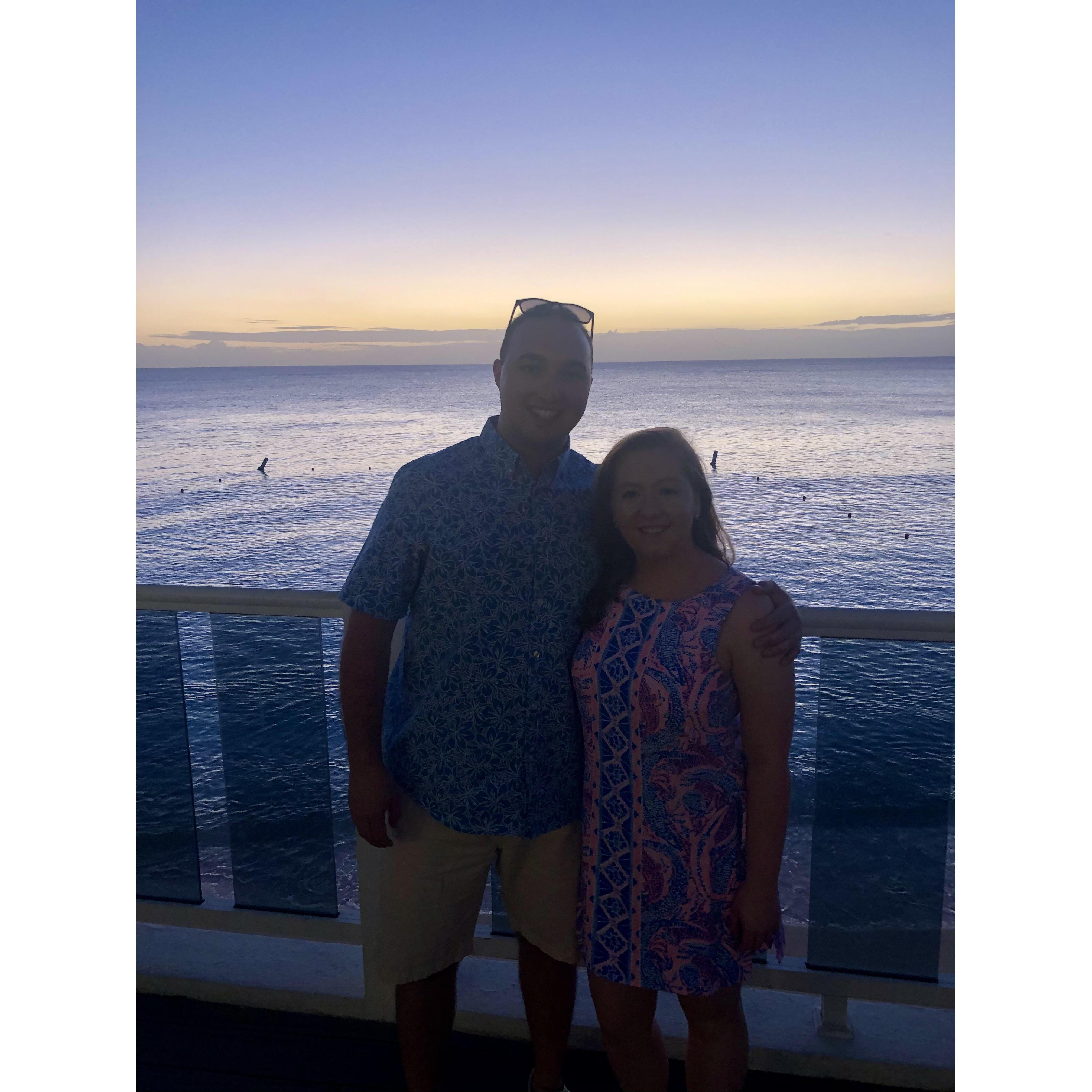 Dinner in Barbados, February 2020