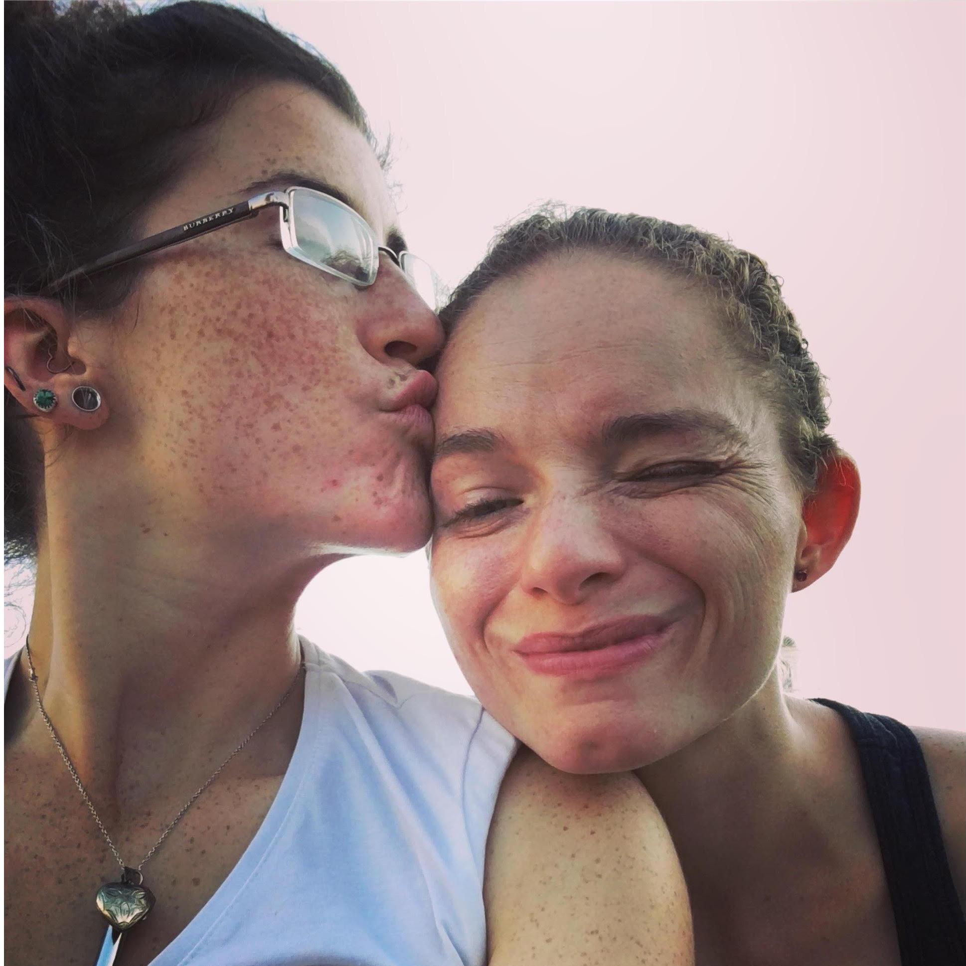 We can be ourselves around each other. Our love is deeply beautiful and goofy.