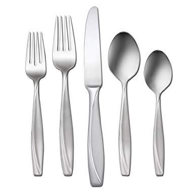Oneida Camlynn 45 Piece Everyday Flatware Set, Service for 8