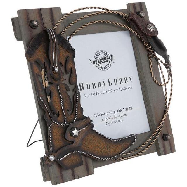 Cowboy Wood Frame - 8" x 10"