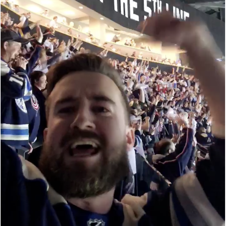 A Blue Jackets win first round of the Stanley Cup playoffs