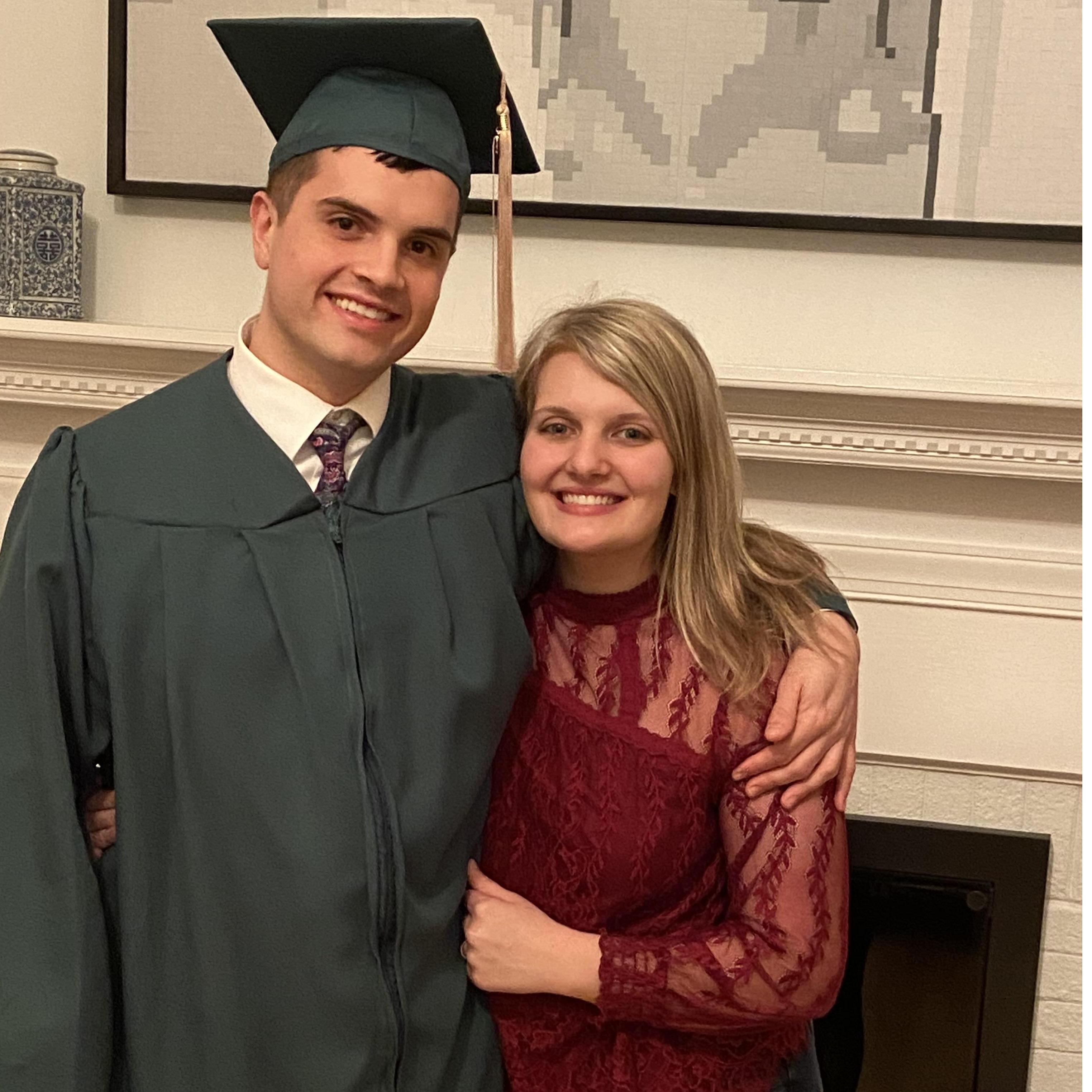 My honey graduated!