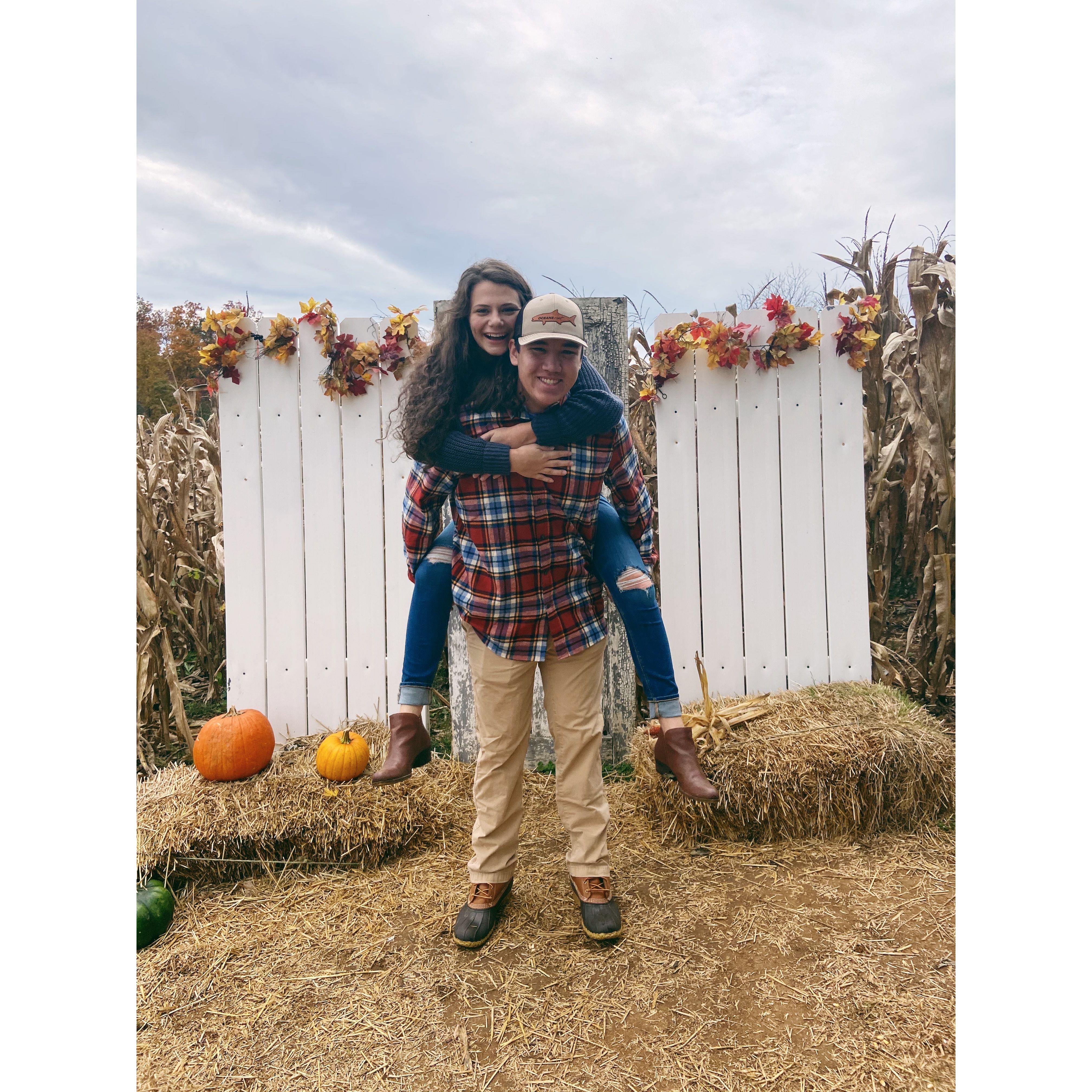 A trip to the pumpkin patch 