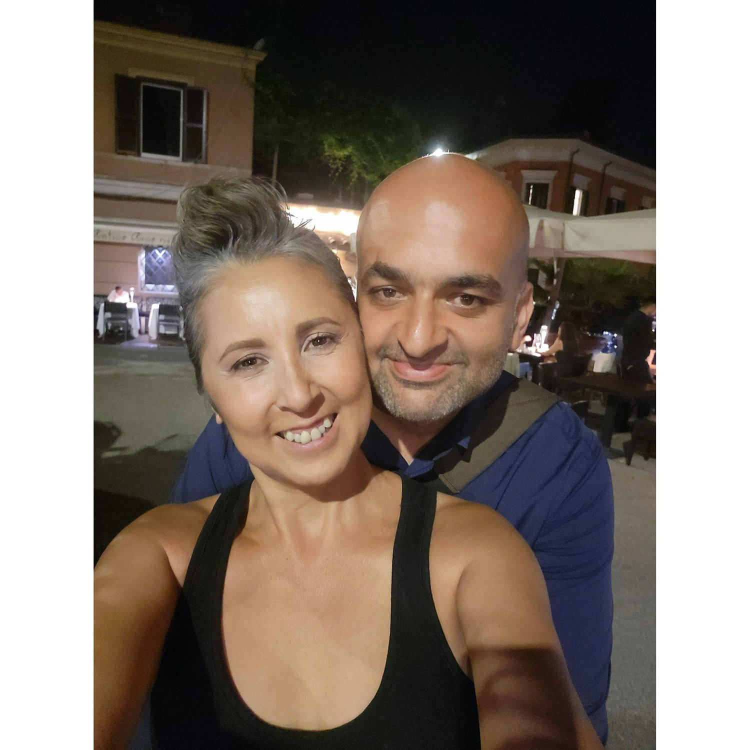 This picture was taken in Rome. A long-standing dream of mine; made come true for my 50th birthday. It was unforgettable!