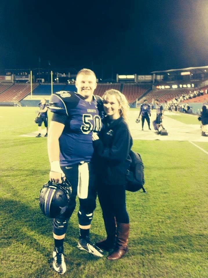 Nov 2015 - his last high school game