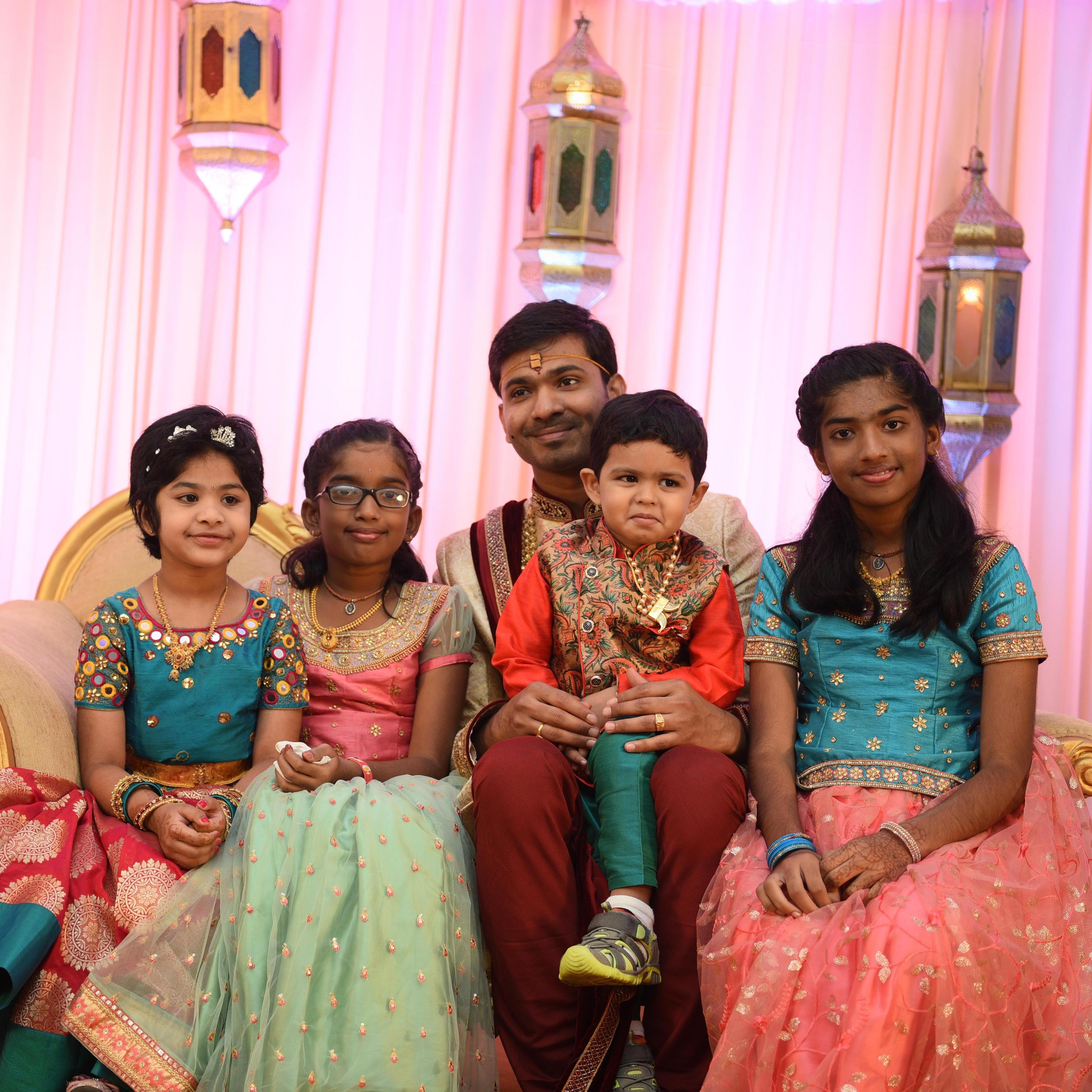 Groom and his cousins