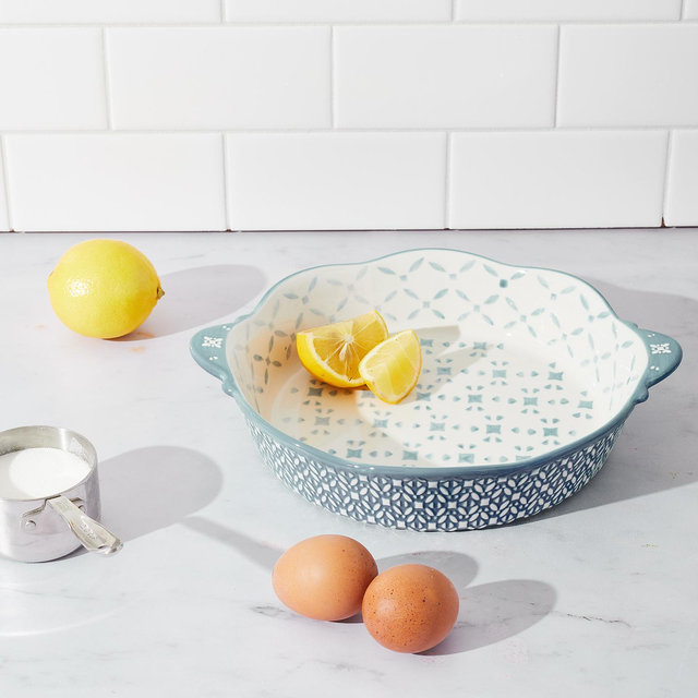 Poppy & Vine, Orchard Embossed Pie Plate