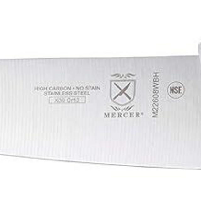 Mercer Culinary White Millennia Handle, 8" Chef's Knife