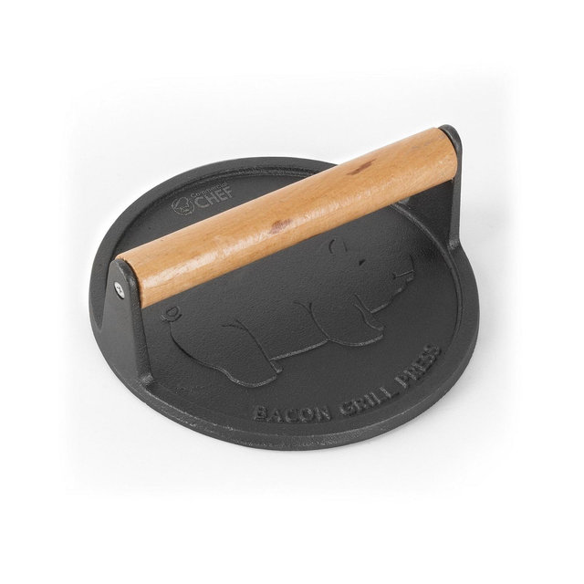 Cast Iron 7inch Round Grill Press