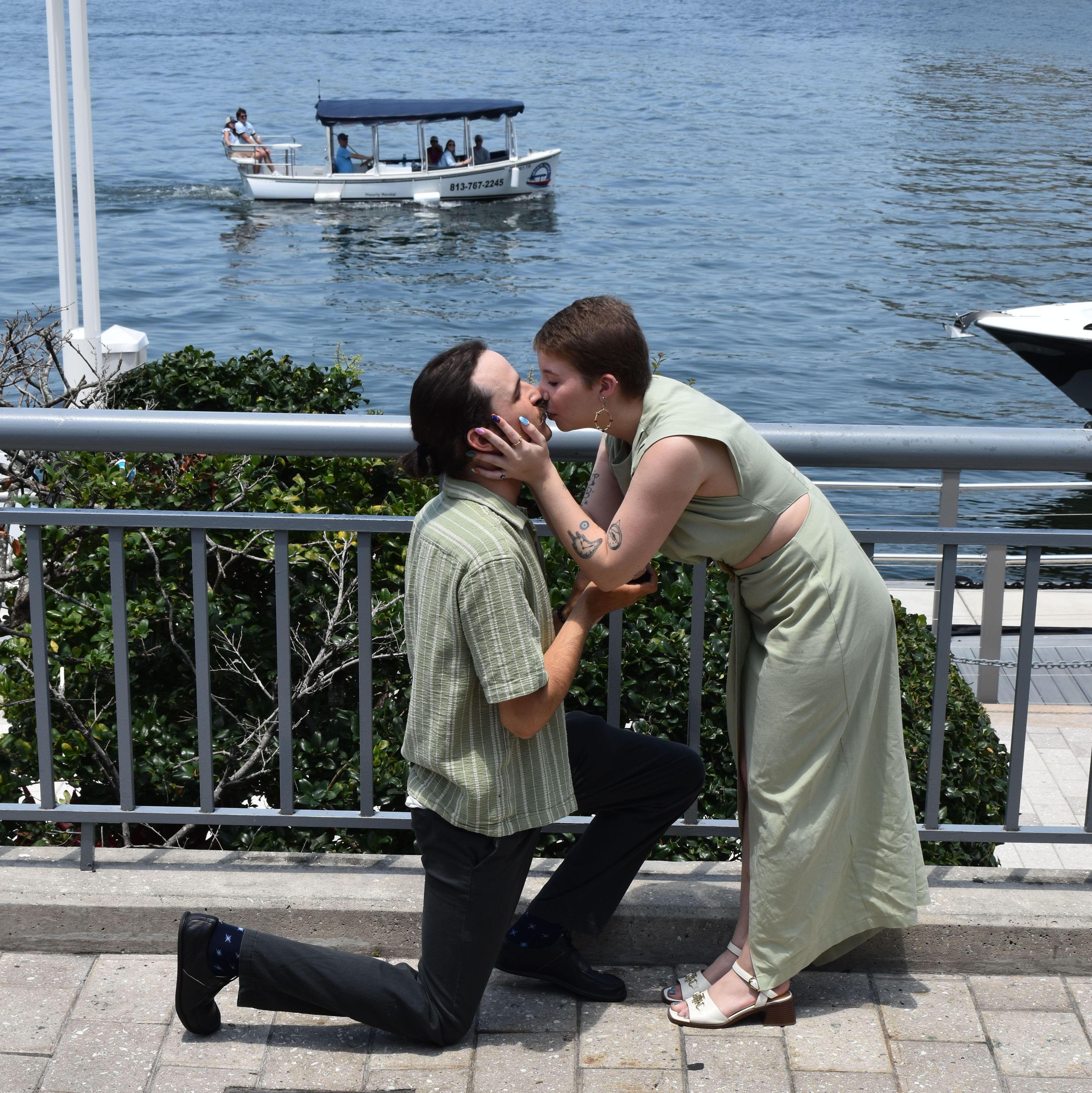 The moment Grace said yes!