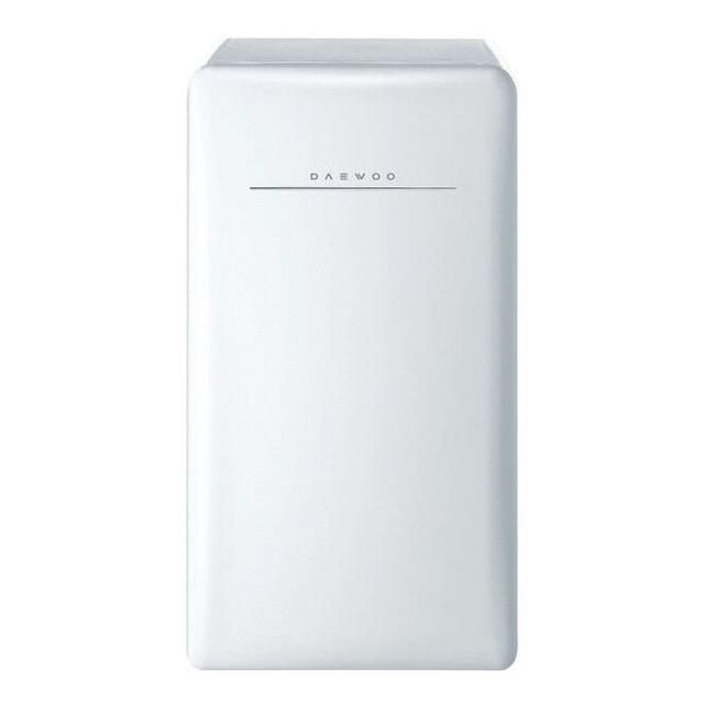 Daewoo Retro Compact Refrigerator | Cream White