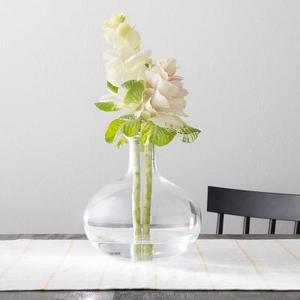 Vase with Folded Rim - Clear - Hearth & Hand™ with Magnolia