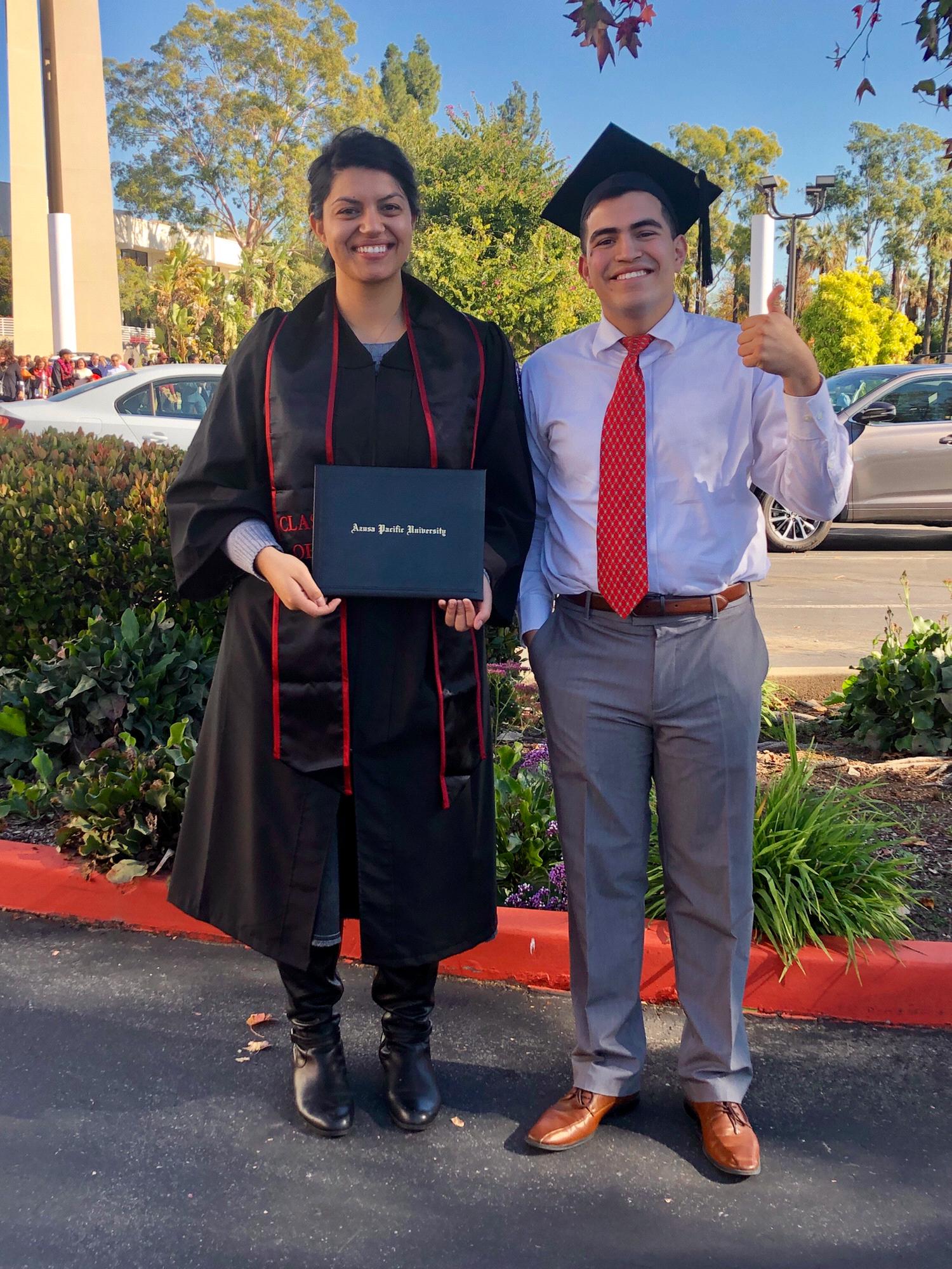 Ivan’s graduation day from Azusa Pacific University.