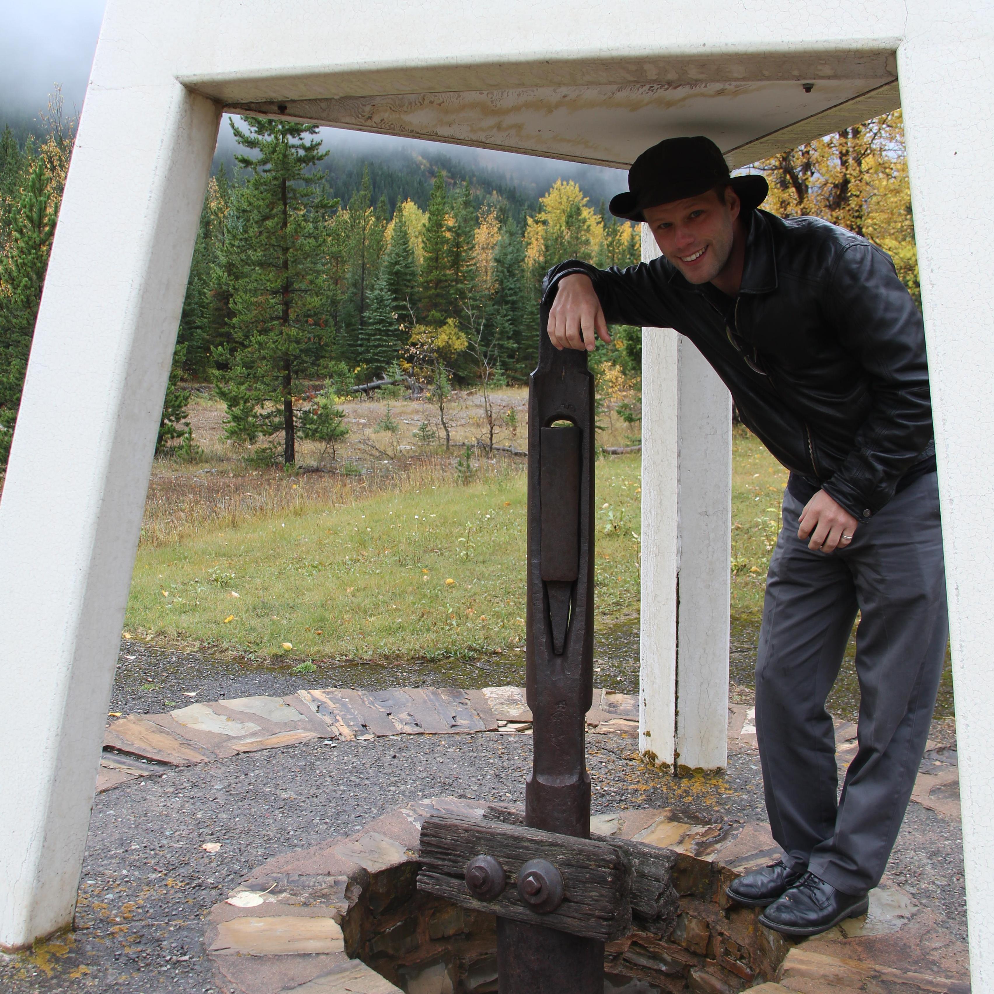 Canada's First Oil Producing Well, Waterton, AB.