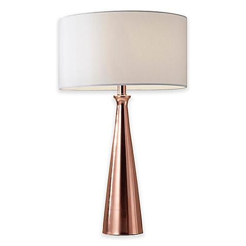 Adesso® Linda Table Lamp in Brushed Copper