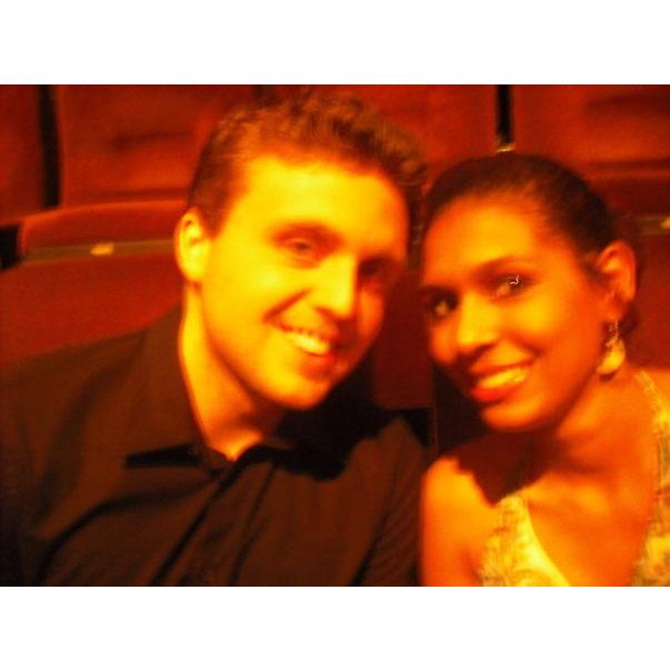 Maybe we went to a play, I don't really remember where this was.