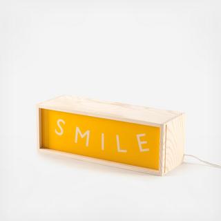 Light Think Changeable Message Box - SMILE