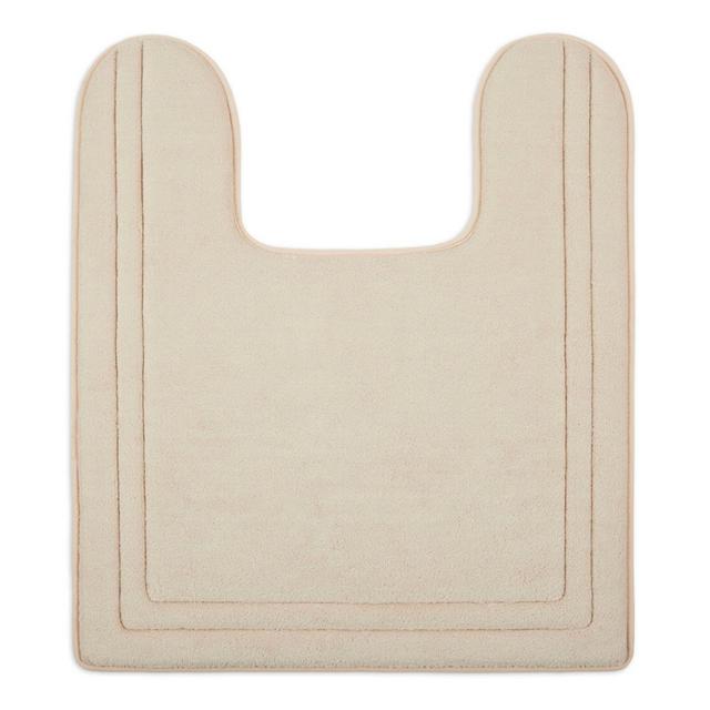 Simply Essential™ Memory Foam 21" x 24" Bath Rug in Sand