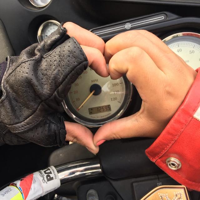 Ryan and Felicia’s first Sturgis trip together. Felicia rode on the back and they put over 1,200 miles on Ryan’s bike together!