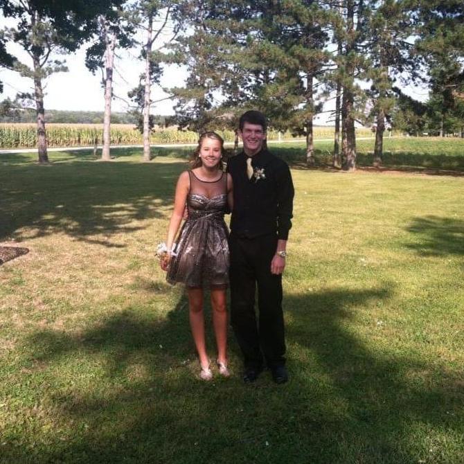 This is from 2014! This was my sophomore and his junior homecoming. This our first ever picture together!