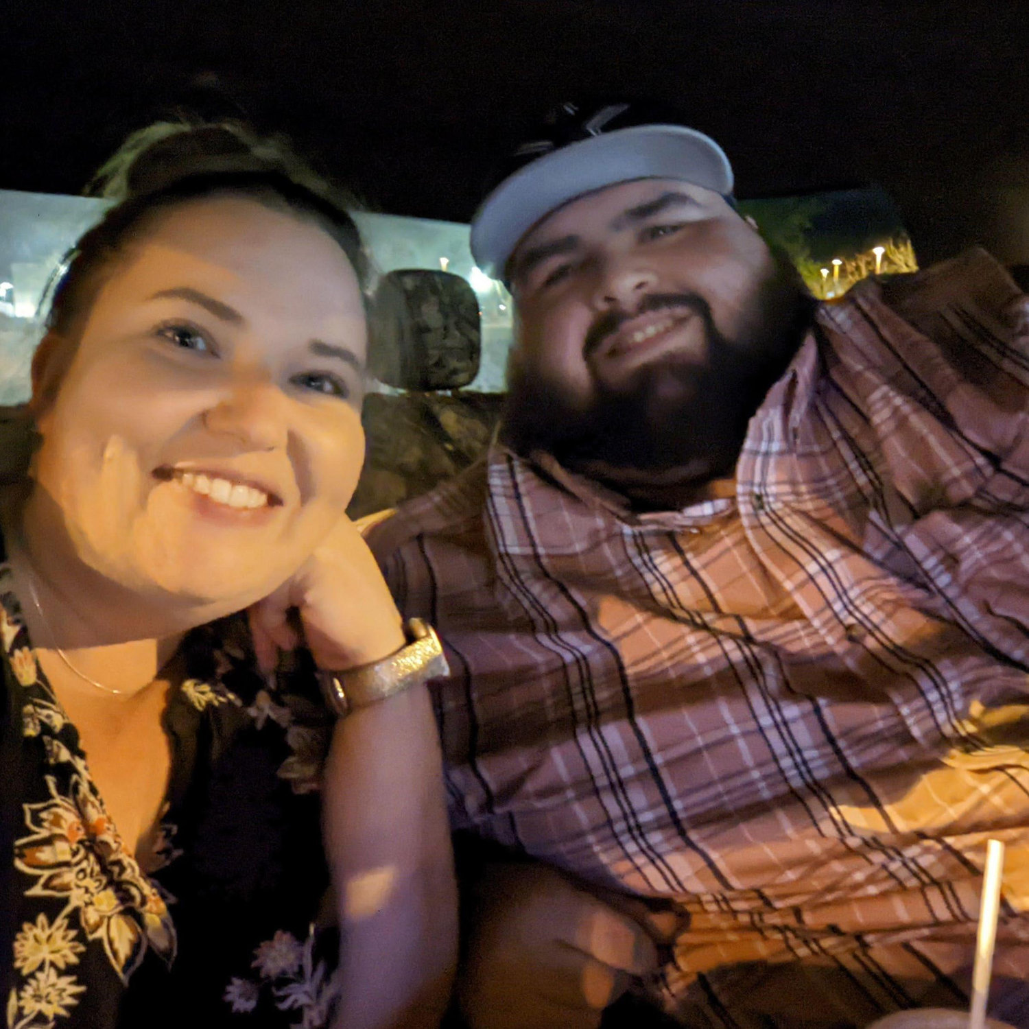 The night we become official...in a Carl's Jr. parking lot.