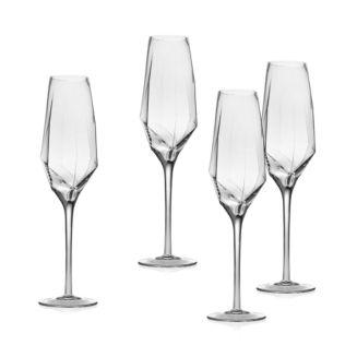 Godinger Isla Champagne Flutes, Set of 4