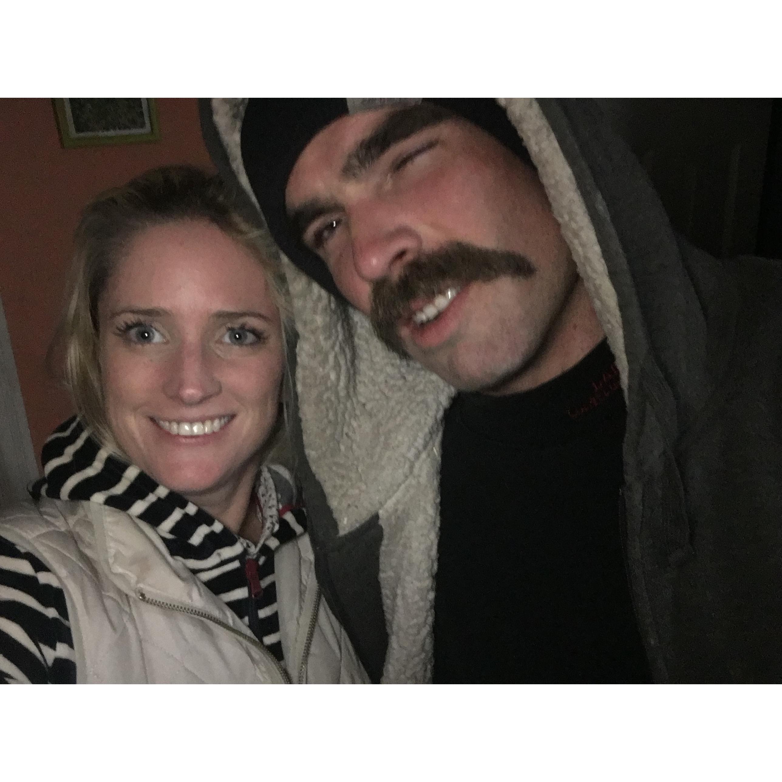 Funny mustache pic!