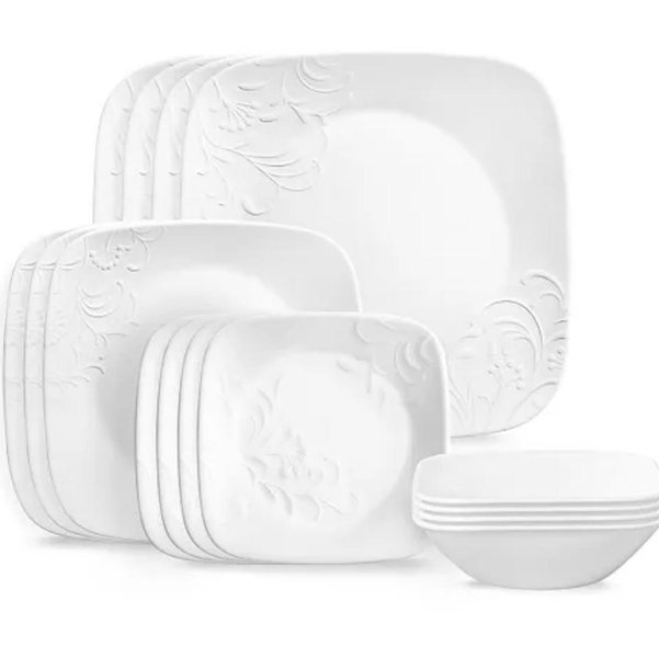Cherish Square 16 Pc. Dinnerware Set, Service for 4