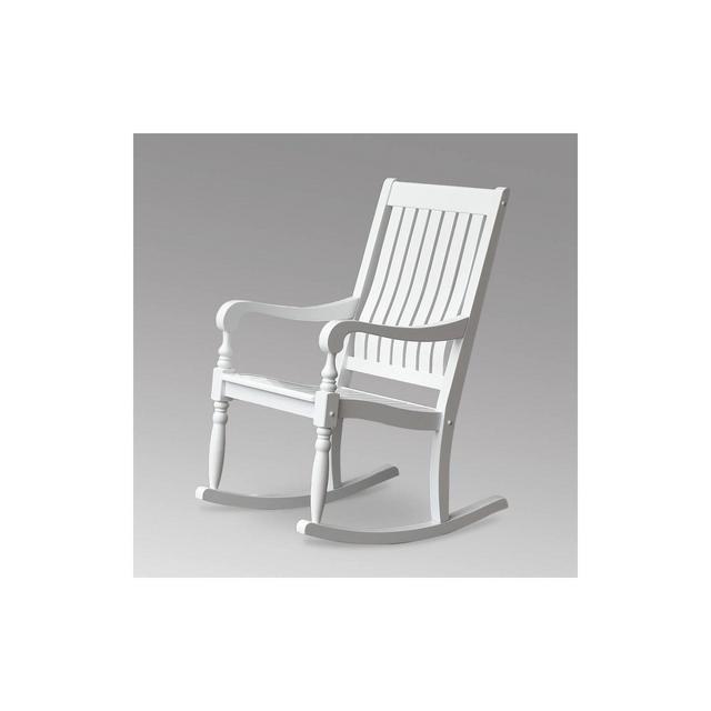Lyon Oversized Rocking Chair - White - Cambridge Casual