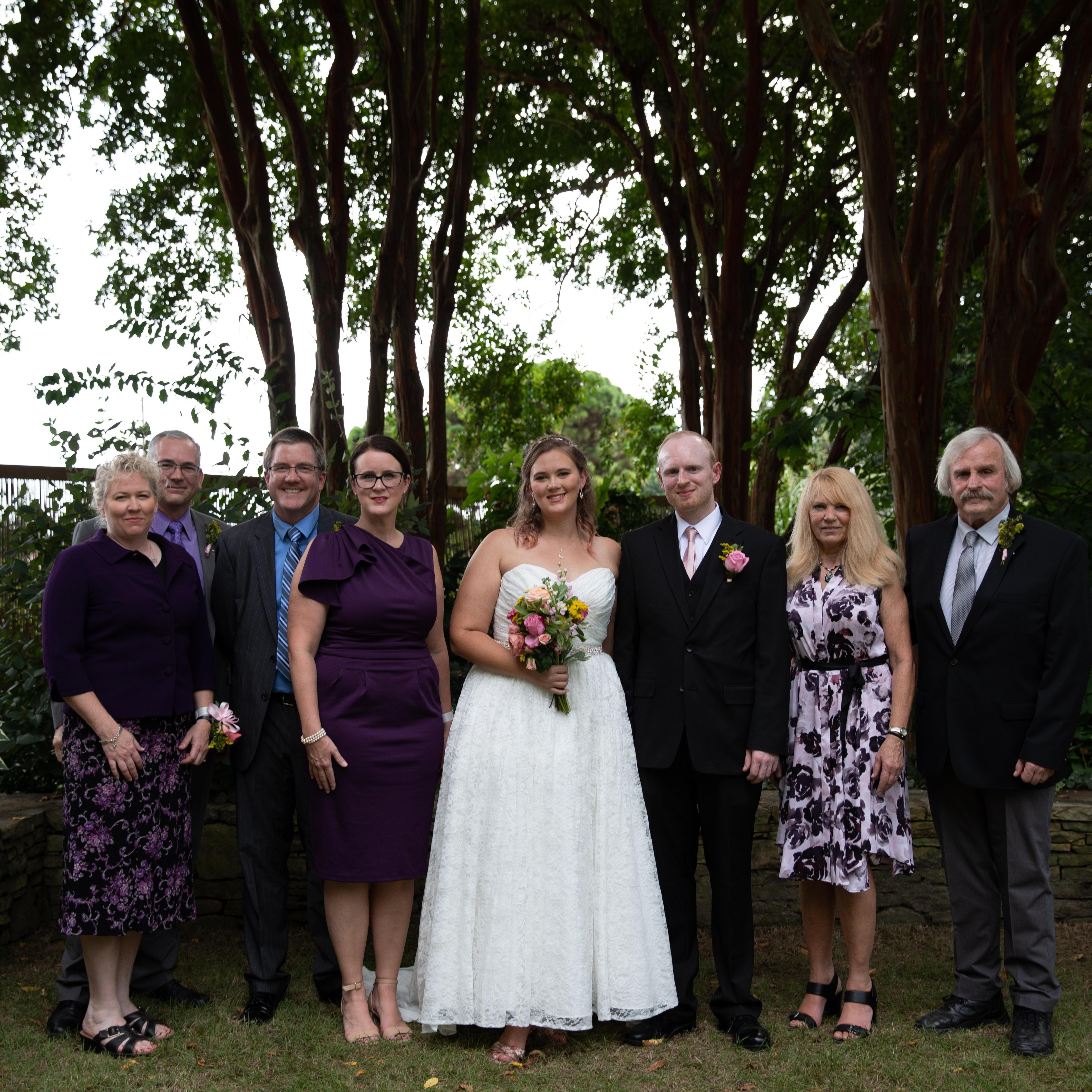 Surrounded by family!