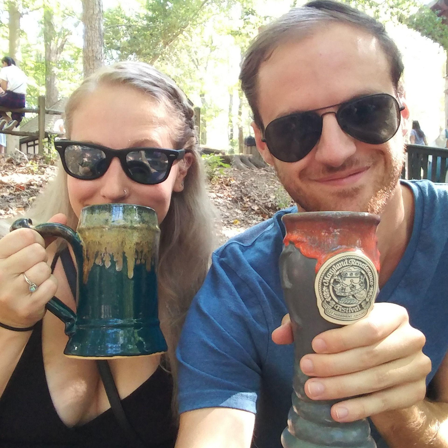 Our first "public" outing as a couple- Renaissance Fair!