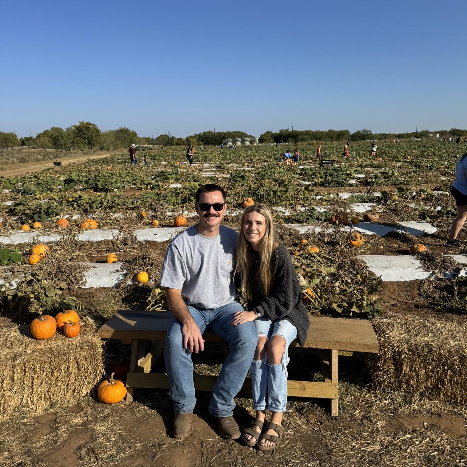 Went to a pumpkin patch. Extremely unsuccessful finding a pumpkin but very successful eating spiced donuts!