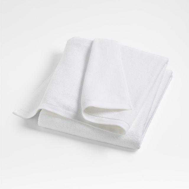 Bright White Anti-Microbial Organic Cotton Bath Sheet