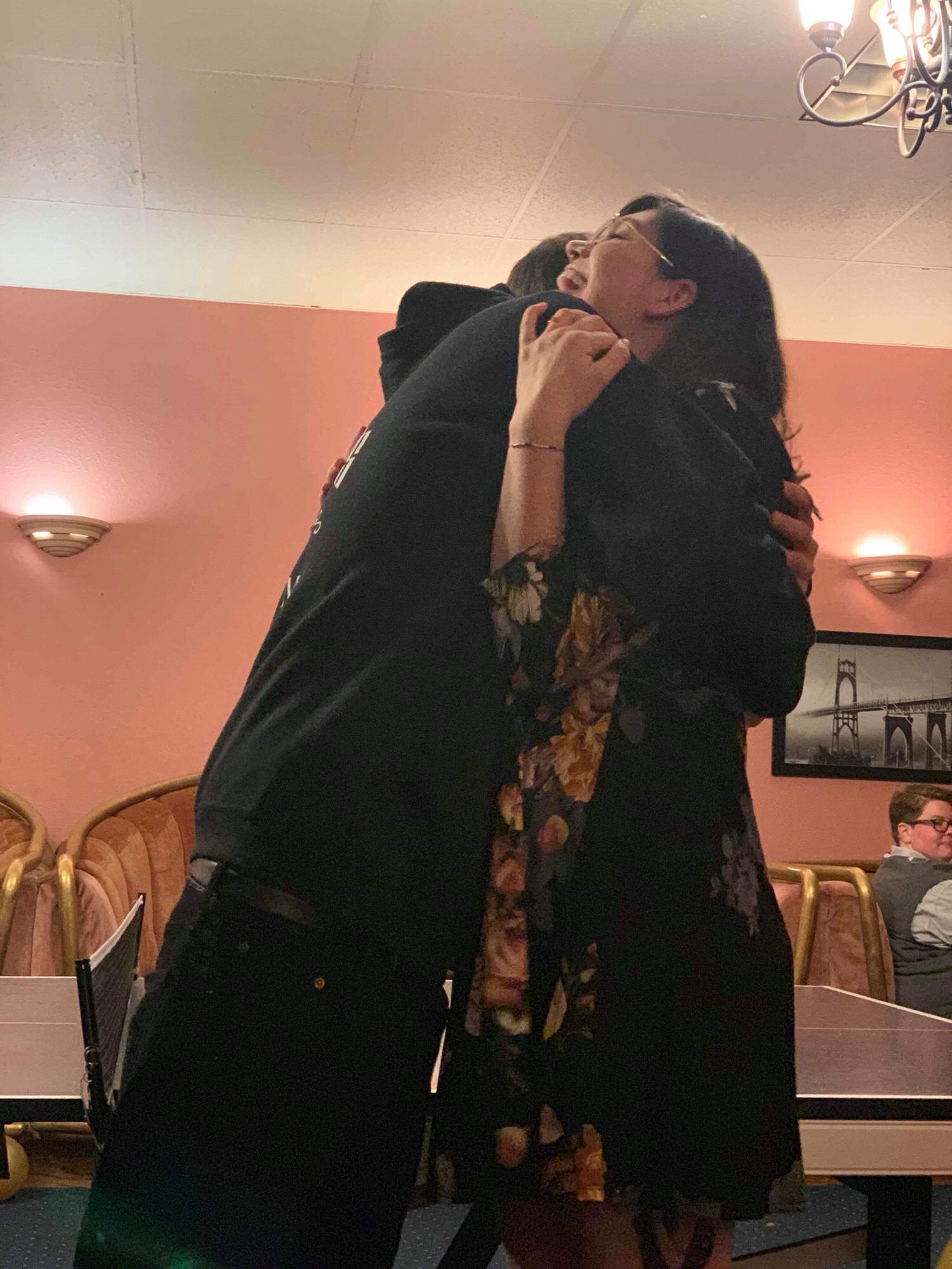 Thanks for capturing the moment, Lauren! Apparently he liked the idea.
