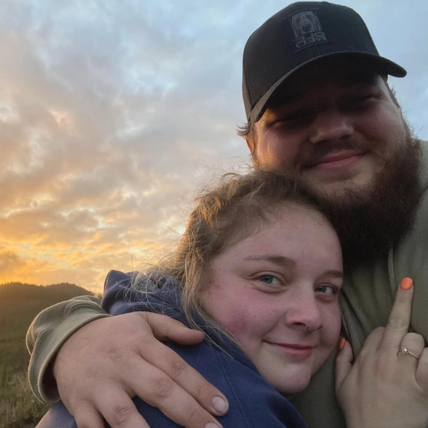 It's her, Classy Maddi, after being proposed to.