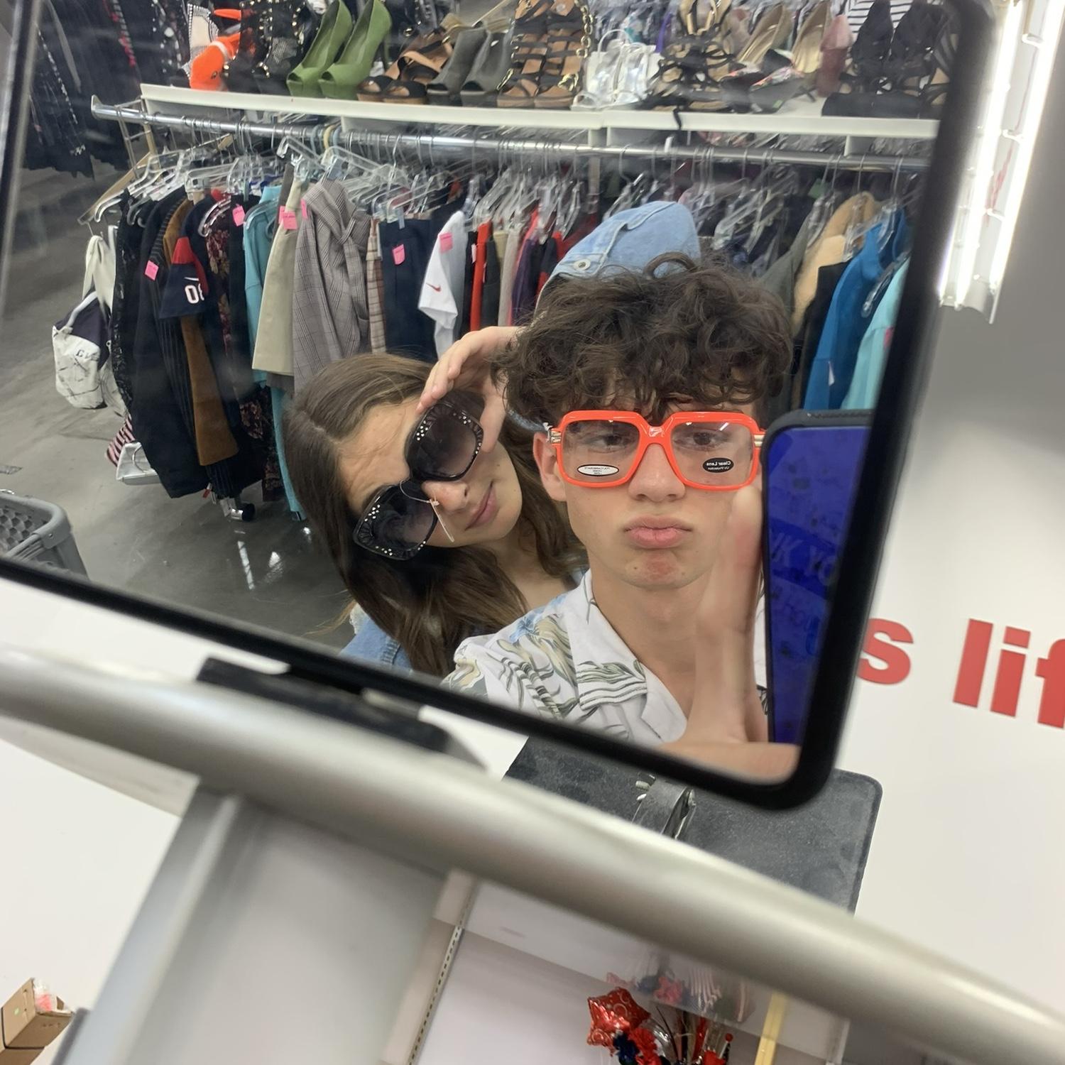 A picture of us at goodwill!