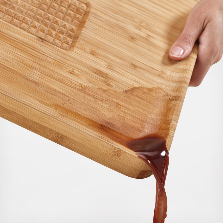 Joseph Joseph, Cut & Carve Bamboo Cutting Board | Zola